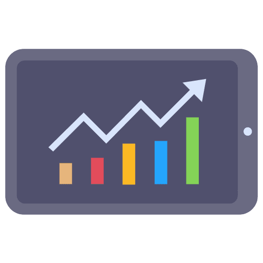 Report tab graph seo report icon Report tab graph seo report icon