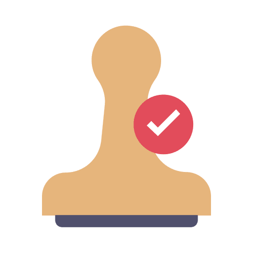 Approved sign business miscellaneous icon Approved sign business miscellaneous icon