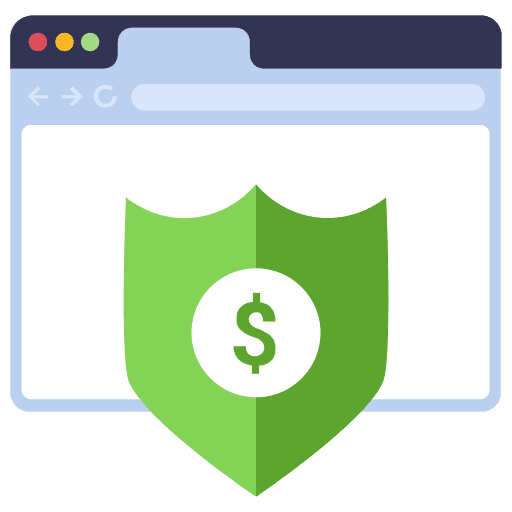 Online banking interest banking security icon Online banking interest banking security icon