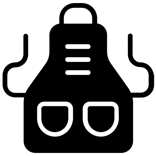 Apron protection wear apron icon