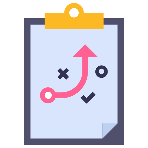 Strategic plan strategy business and finance files and folders icon Strategic plan strategy business and finance files and folders icon