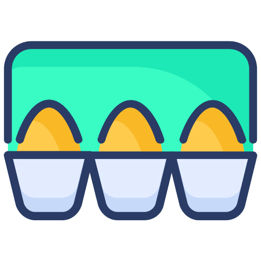 Eggs eggs food and restaurant egg carton icon