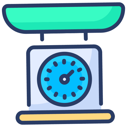Weigh scale weigh scale weighing scale package icon