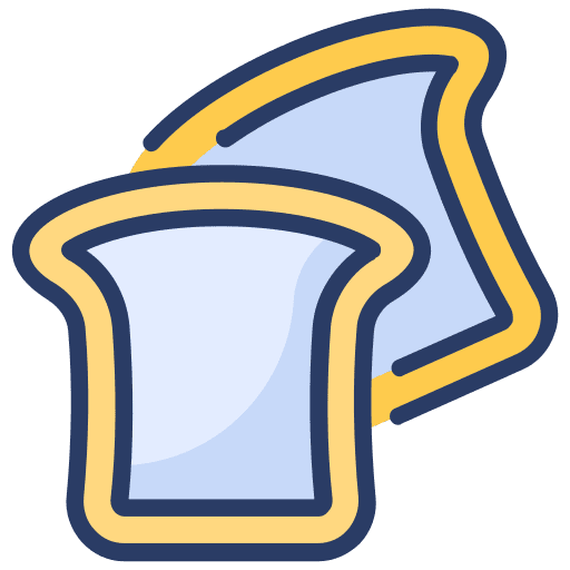 Bread toast bread bakery icon Bread toast bread bakery icon