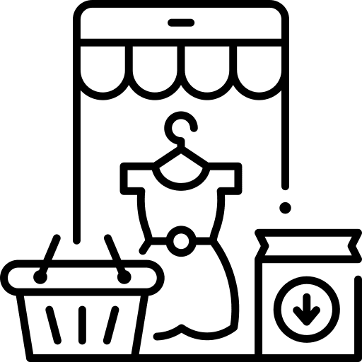 Purchase smartphone purchase order online store icon Purchase smartphone purchase order online store icon