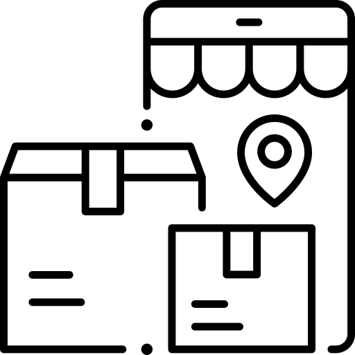 Delivery commerce and shopping online shopping parcel icon Delivery commerce and shopping online shopping parcel icon