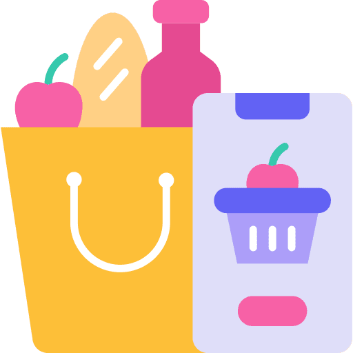 Food food goods smartphone icon