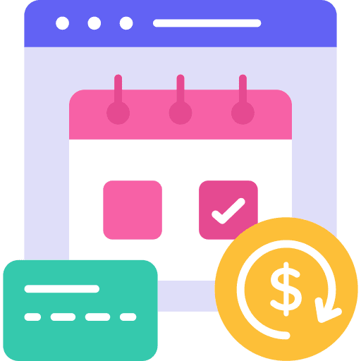 Subscribe credit card dollar subscribe icon