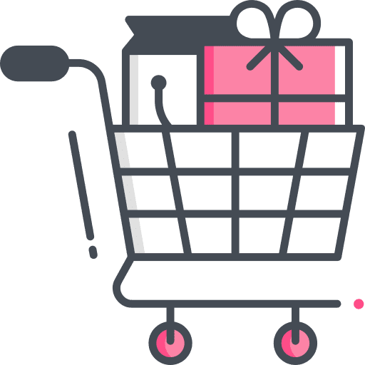 Shopping cart trolley market commerce and shopping icon