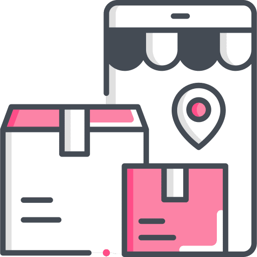Delivery delivery parcel commerce and shopping icon