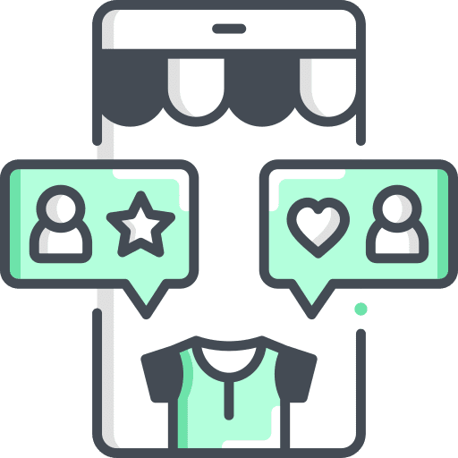 Feedback star review rating icon