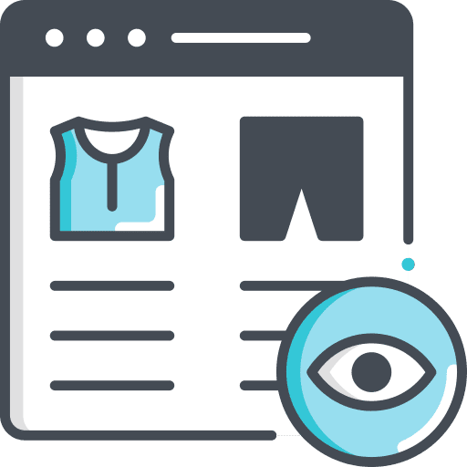 Recent ecommerce view recent icon