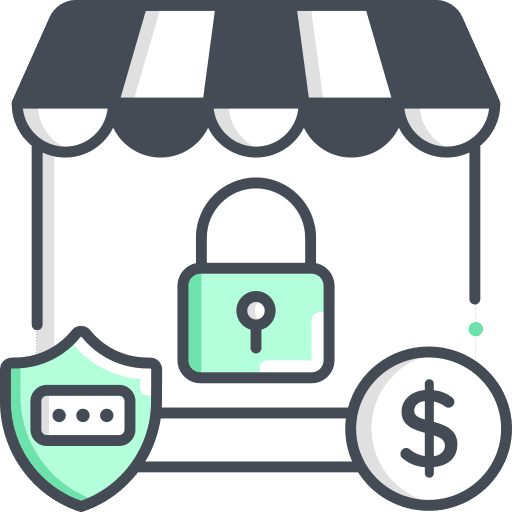 Secure payment secure payment security protection icon