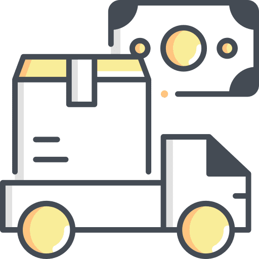 Cash on delivery pay cash on delivery cash icon