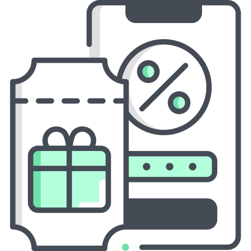 Coupon deal coupon sale icon