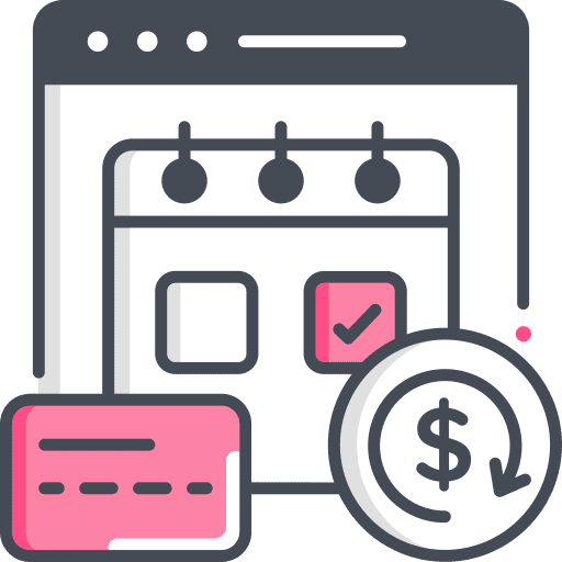 Subscribe subscription credit card marketing icon