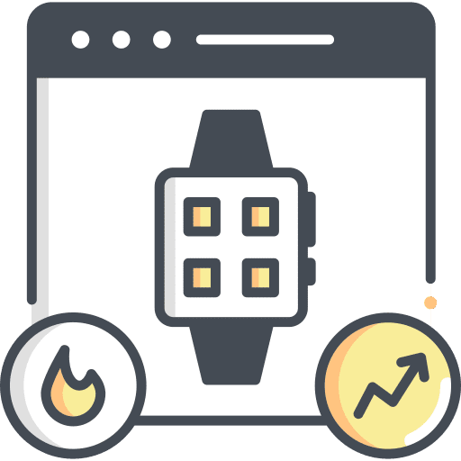 Trending popularity offer trending icon