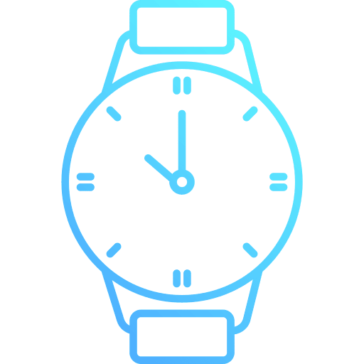 Watch time and date accessory smartwatch icon Watch time and date accessory smartwatch icon