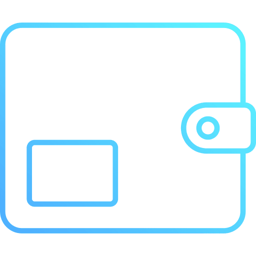 Wallet deposit business and finance purse icon Wallet deposit business and finance purse icon