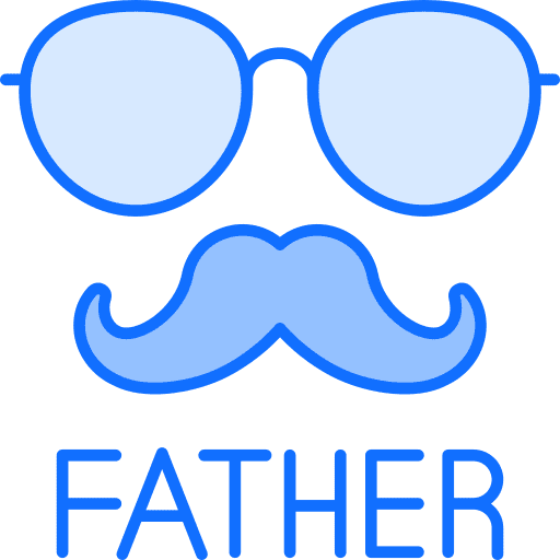Fathers day family goggles best dad icon