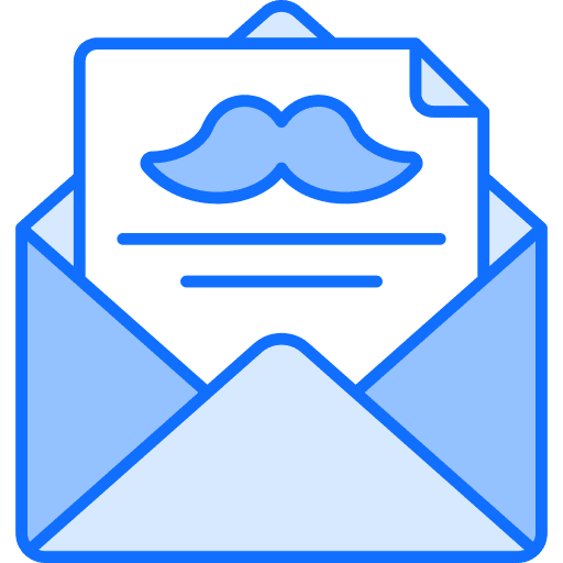 Letter note fathers day message icon Letter note fathers day message icon