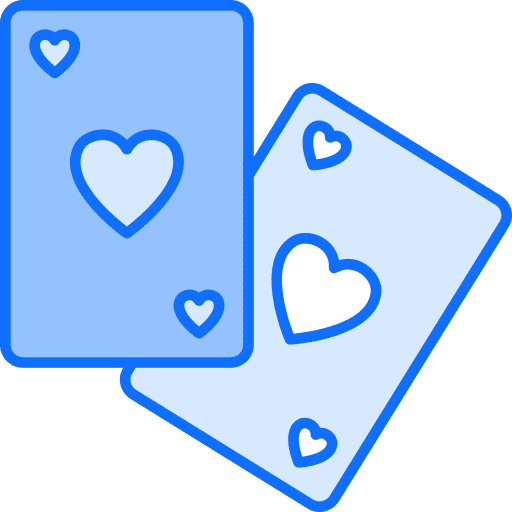 Playing playing cards card game gaming icon Playing playing cards card game gaming icon