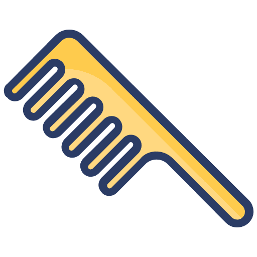 Comb brush shop tool icon