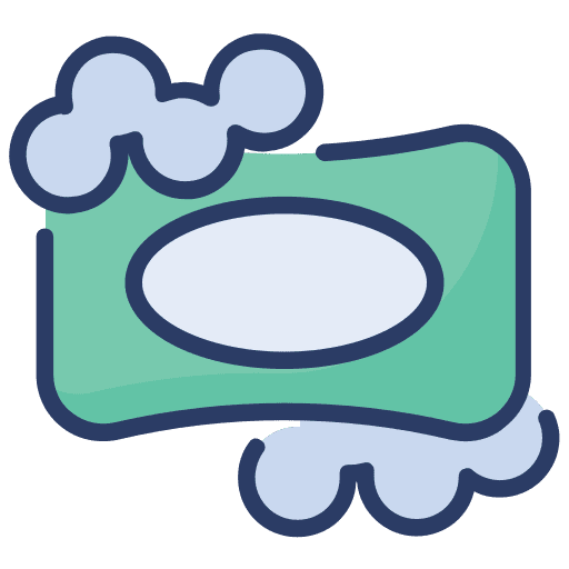 Soap bubbles hygiene wash icon Soap bubbles hygiene wash icon