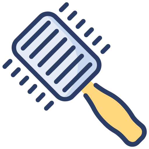 Brush hair brush hair salon grooming icon Brush hair brush hair salon grooming icon