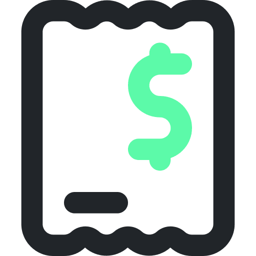 Bill invoice bill budget icon