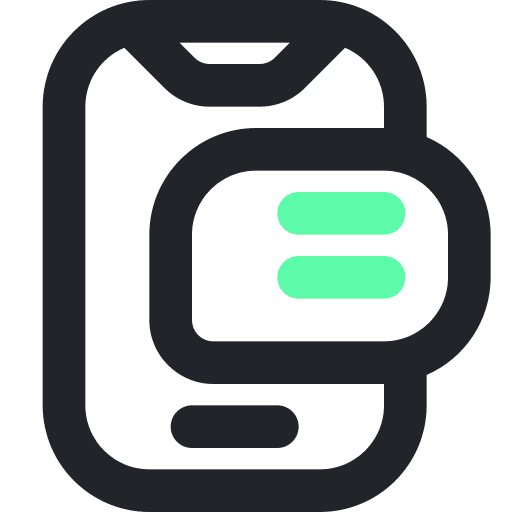 Chat message seller communication icon