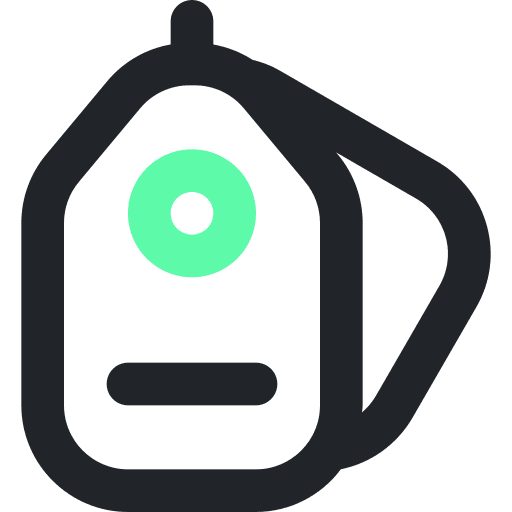 Discount commerce and shopping shop offer icon