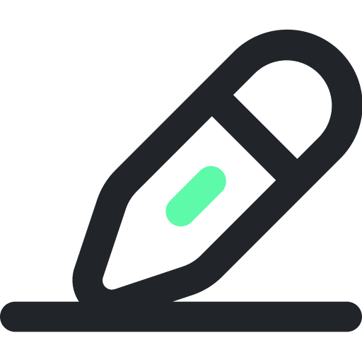 Pen office marketing drawing icon