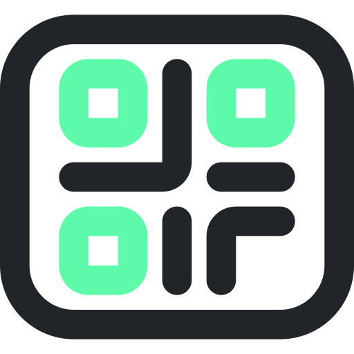 Qr code barcode qr code price icon