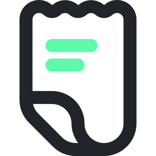 Invoice tax bill budget icon