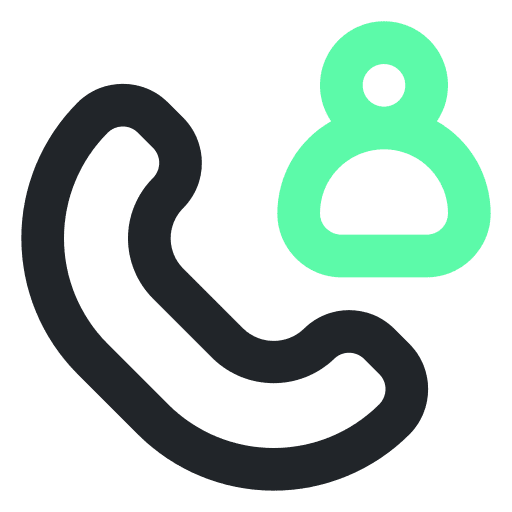 Call phone call user icon