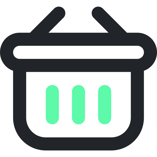 Checkout commerce and shopping retail market icon