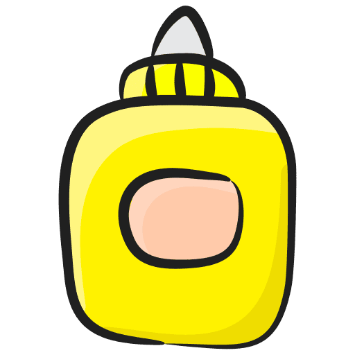 Liquid glue liquid glue adhesive art icon