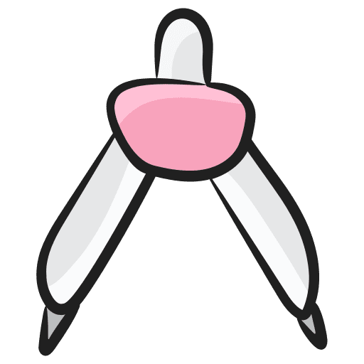 Divider calibrate measure drawing icon Divider calibrate measure drawing icon