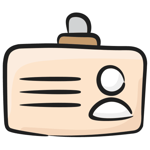 Id card user identity card icon Id card user identity card icon