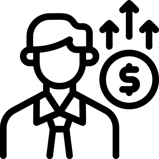 Capital venture investor money icon