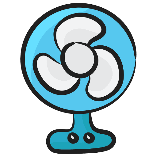 Fan electronics fan furniture and household icon Fan electronics fan furniture and household icon