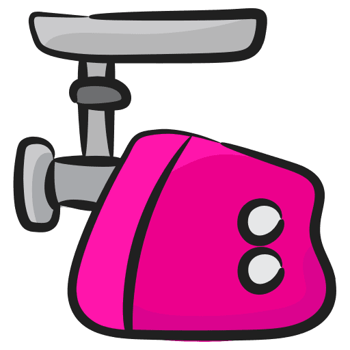 Meat mincer food and restaurant butcher grinder icon Meat mincer food and restaurant butcher grinder icon