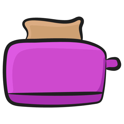 Toaster kitchenware food and restaurant appliance icon Toaster kitchenware food and restaurant appliance icon