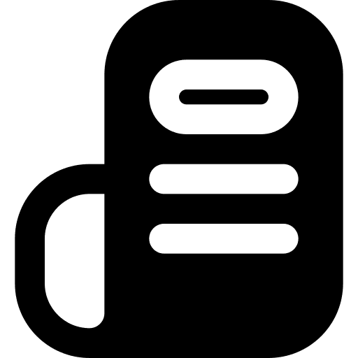 Newspaper communications text paper icon