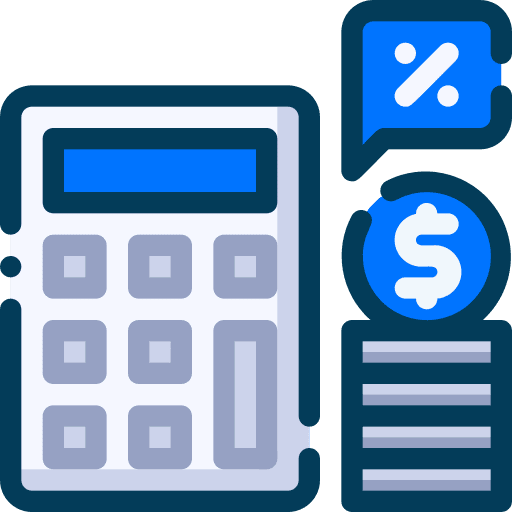 Budgeting costs calculators cost icon