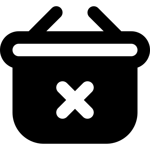 Remove from cart basket commerce and shopping remove from cart icon Remove from cart basket commerce and shopping remove from cart icon