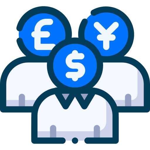 Broker bank tower brokerage icon