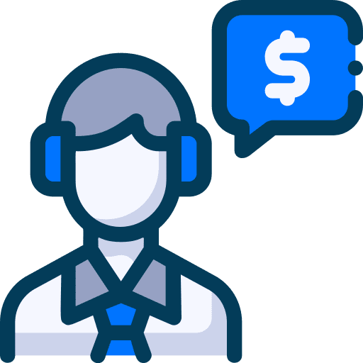 Consultant secretary counselling computer icon