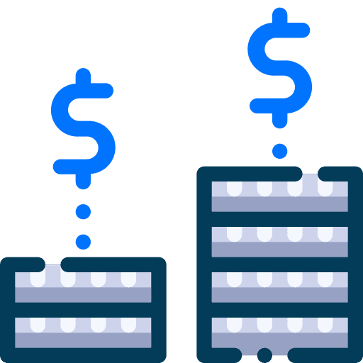 Dollar currency commerce and shopping cash icon Dollar currency commerce and shopping cash icon